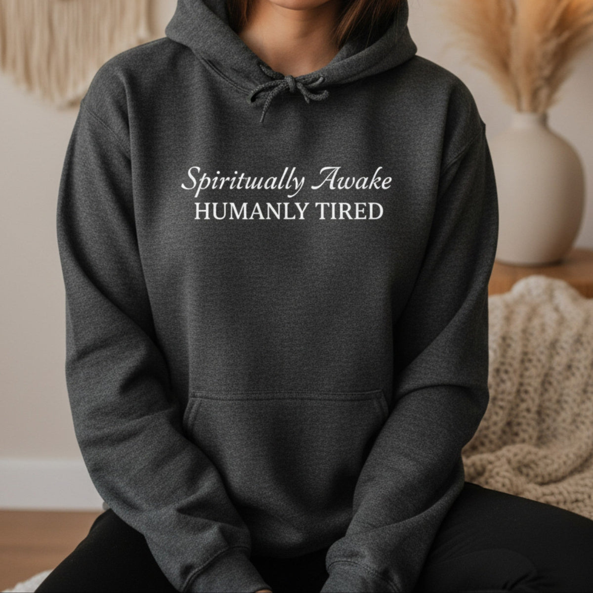 Funny spiritual hoodie for women – relatable gift for the exhausted empath