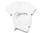 Capricorn Zodiac T-Shirt in White – Capricorn birthday shirt, zodiac astrology tee heat-pressed in Canada