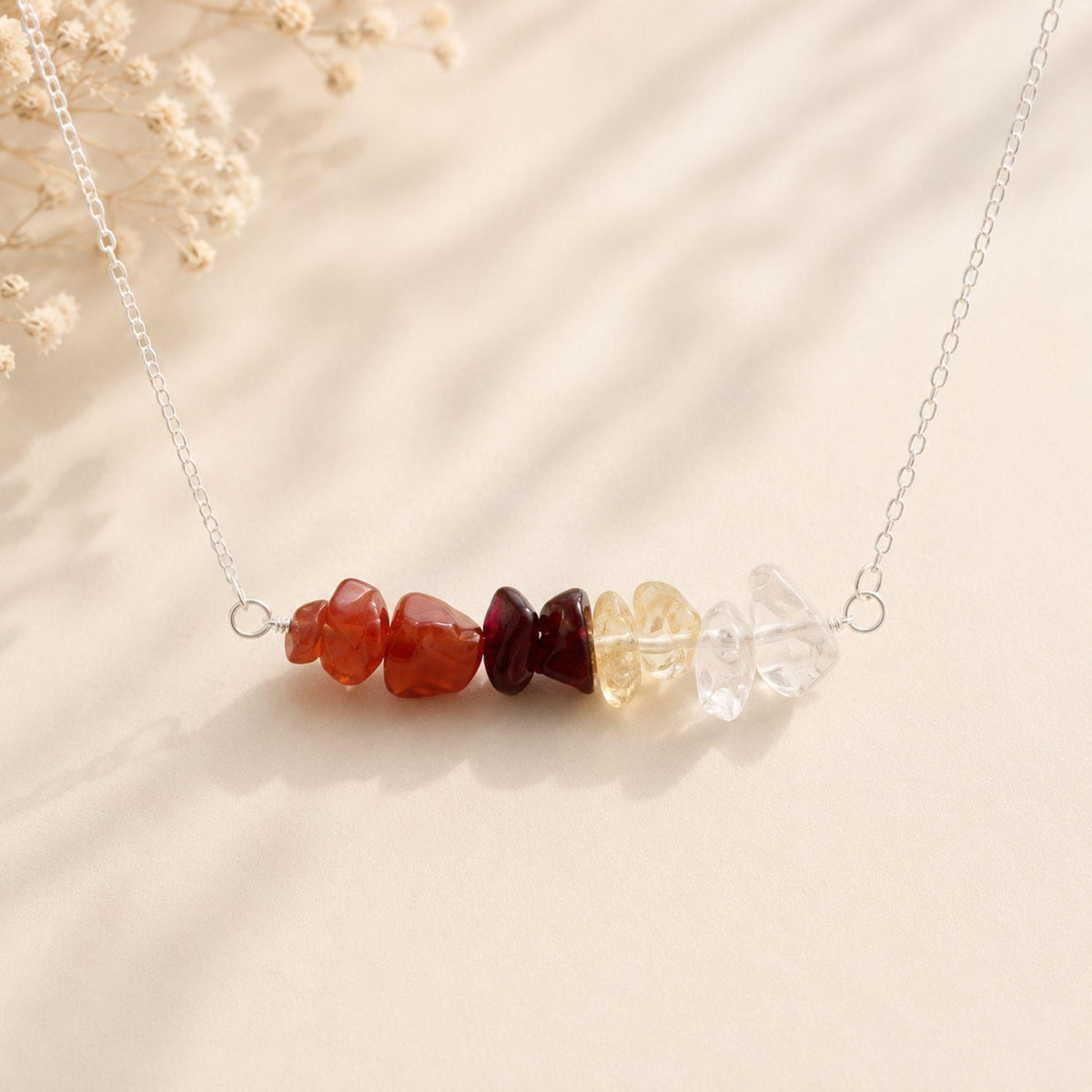Aries zodiac jewelry handmade in Canada with healing crystals
