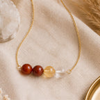 March April birthday gift necklace for Aries woman fire sign jewelry