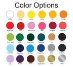 Om symbol spiritual hoodie for women – yoga pullover color chart