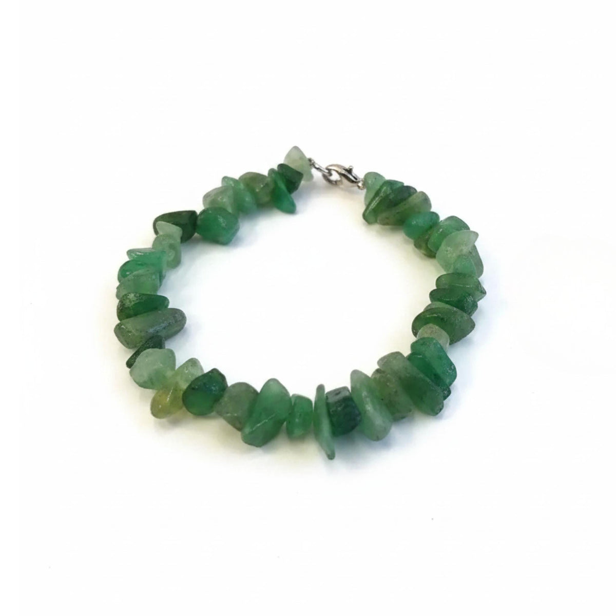 green aventurine luck crystal bracelet for abundance and new beginnings