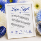 lapis lazuli bracelet for inner wisdom self-trust crystal healing jewelry properties