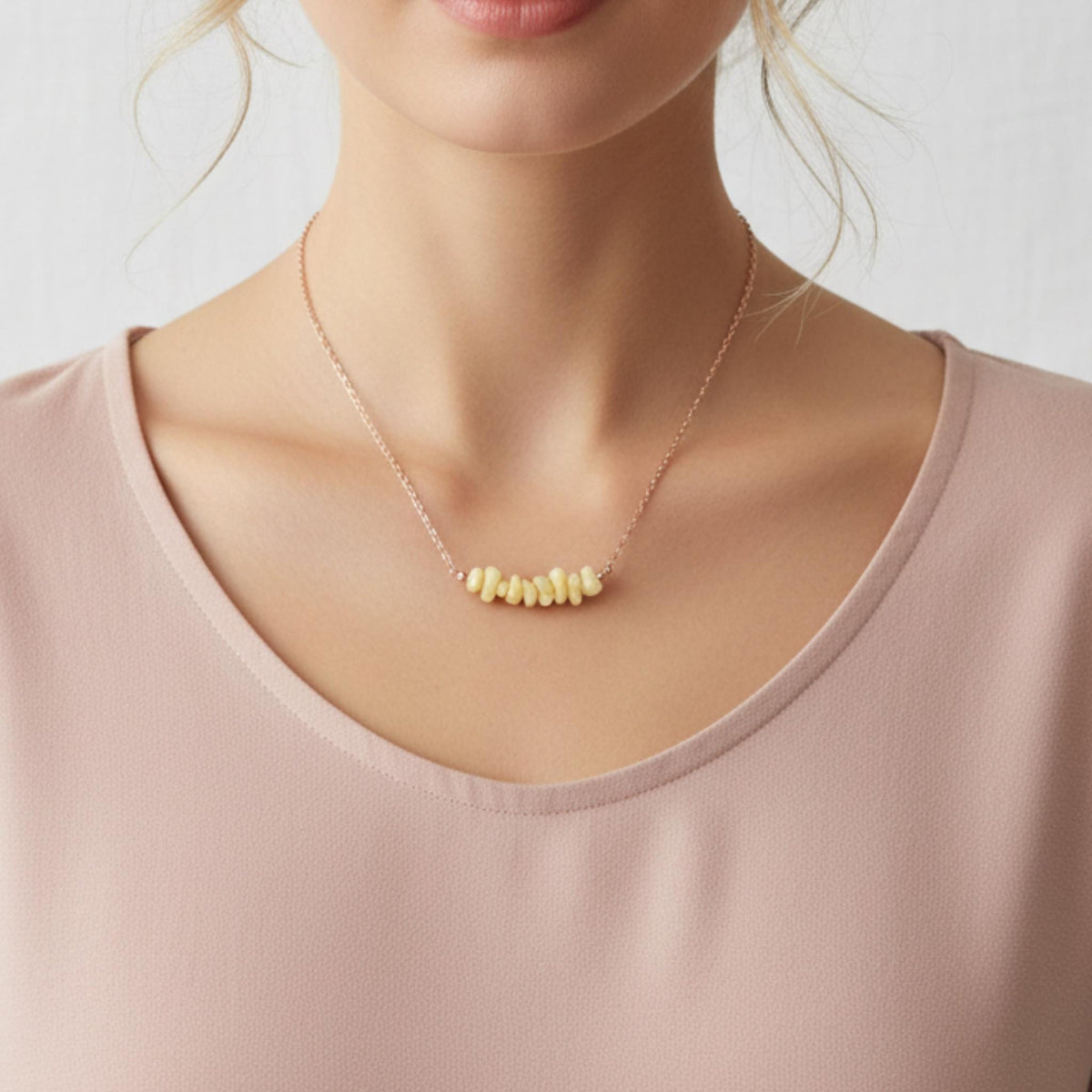 Raw yellow jasper confidence healing crystal necklace solar plexus chakra bar pendant 