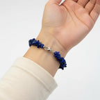 lapis lazuli crystal bracelet gift for women intuition and confidence