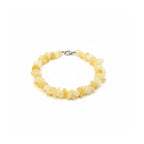 Yellow Jasper chip bracelet with clasp – confidence crystal bracelet handmade in Canada