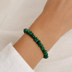 malachite gemstone bracelet new beginnings gift for women handmade in Canada