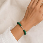 personal growth crystal bracelet malachite healing stone jewelry