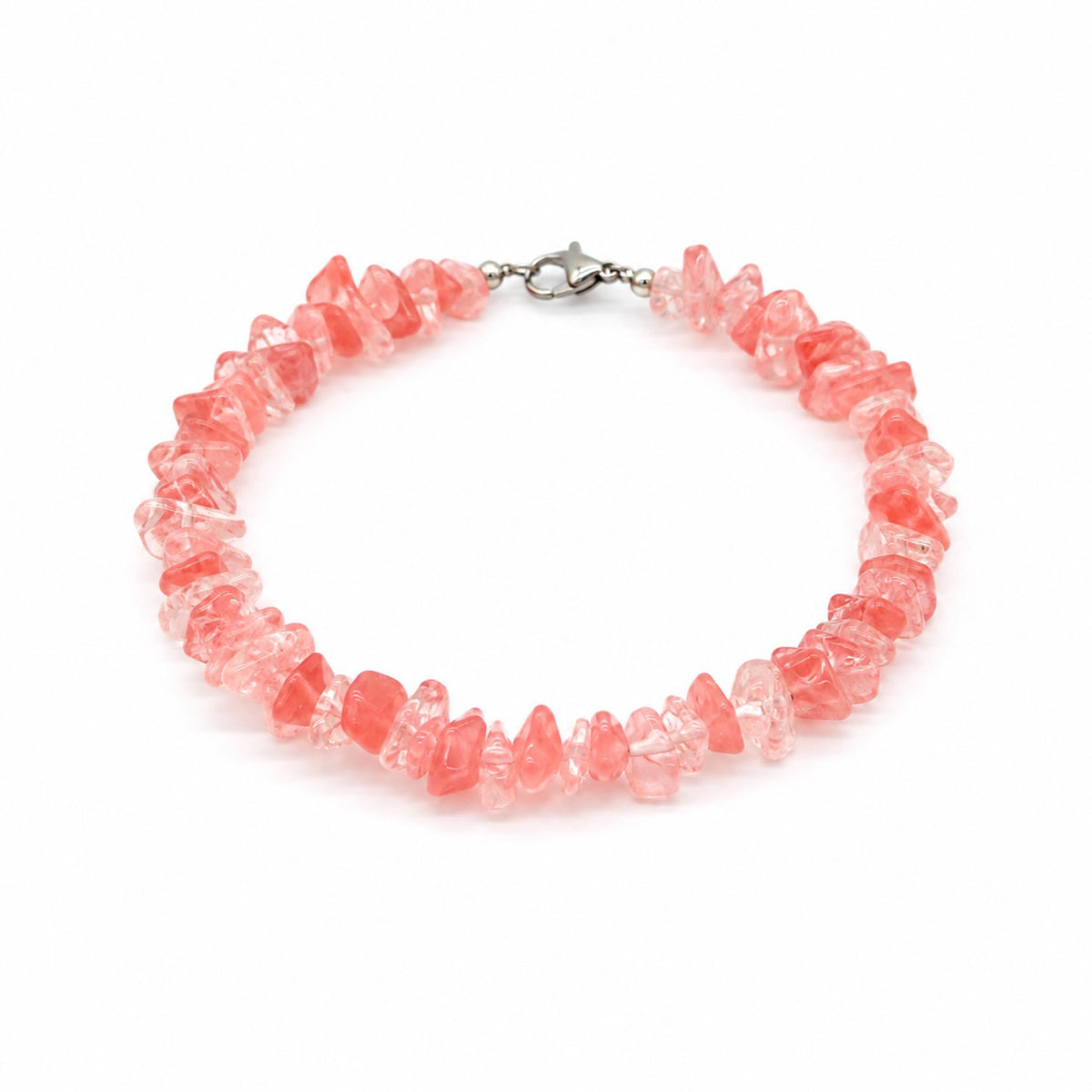 joy bracelet cherry quartz healing crystal gift for women