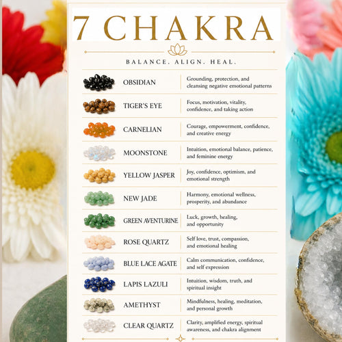 raw gemstone chip bracelet 7 chakra balance spiritual jewelry