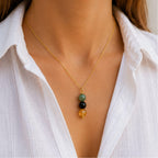  Manifestation and abundance crystal necklace gift for her