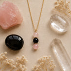 Balance love and inner harmony gemstone necklace