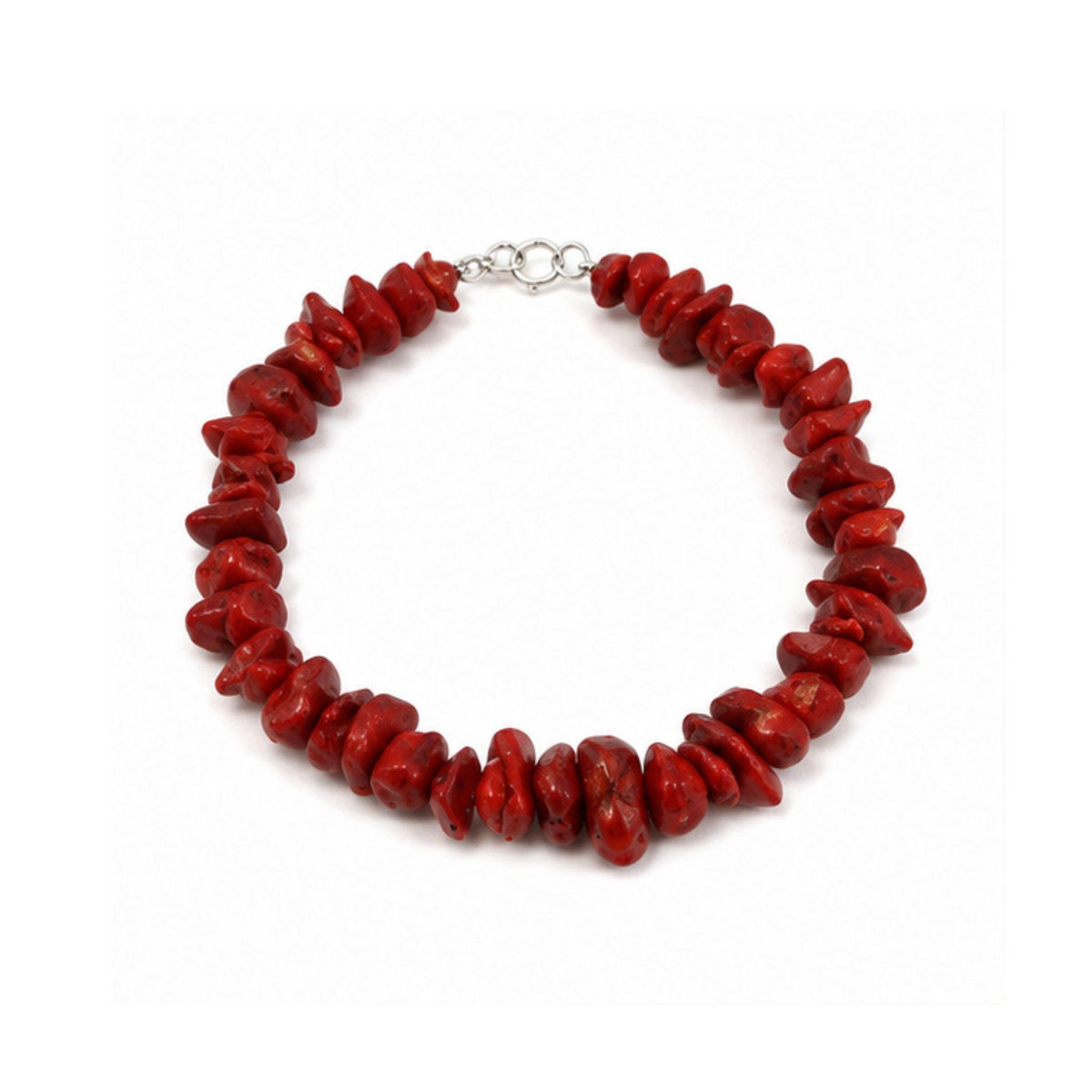 fertility crystal bracelet red bamboo coral healing gemstone gift
